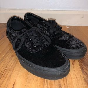 Black Velvet Vans